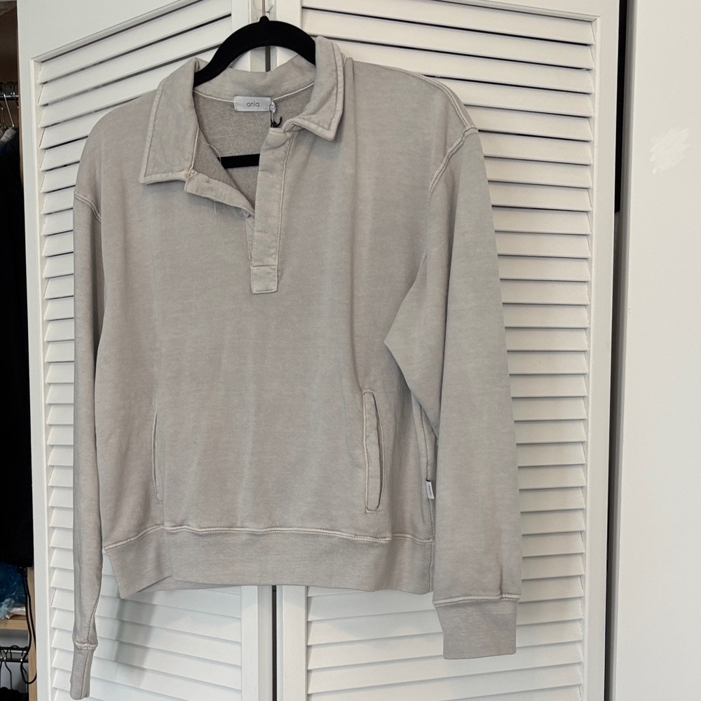 NWT Onia Light Gray Knit Top